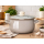 Altom Garnek emaliowany 18cm z pokrywą szklaną 1,9l taupe - 1580544 - zdjęcie 4